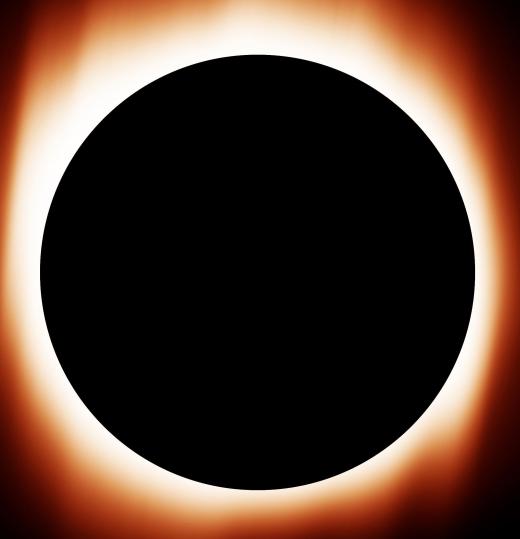 A solar eclipse, which can be caused by syzygy.
