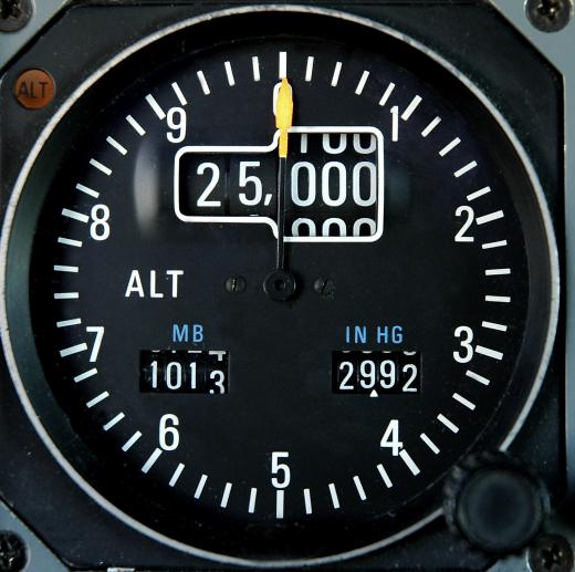 Aircraft use an altimeter to measure altitude.