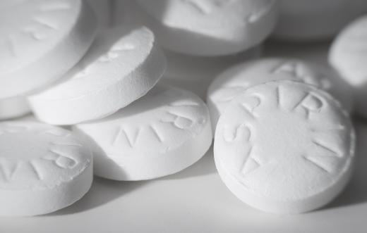 Aspirin prevents the synthesis of prostaglandin.