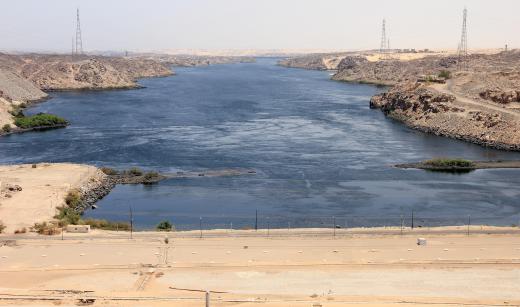 The Aswan Dam in Egypt was successful at providing power and controlling flooding of the Nile River downstream.