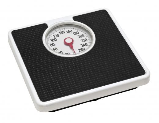 A body weight scale.