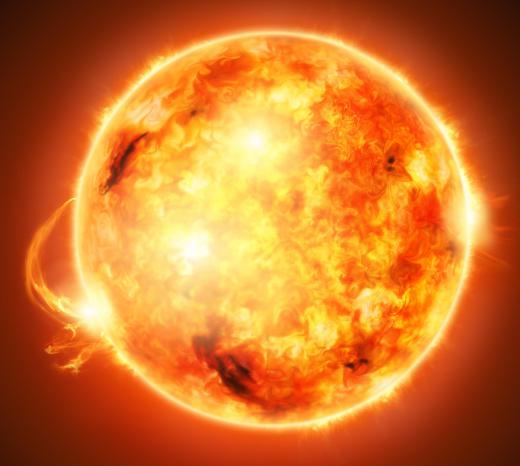 A dying star would need to be significantly more massive than the sun to form a black hole.