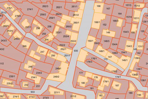 Cadastral maps provide detailed information about property within a specific area.