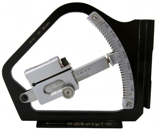 An inclinometer is used to measure the incline or decline of a slope.