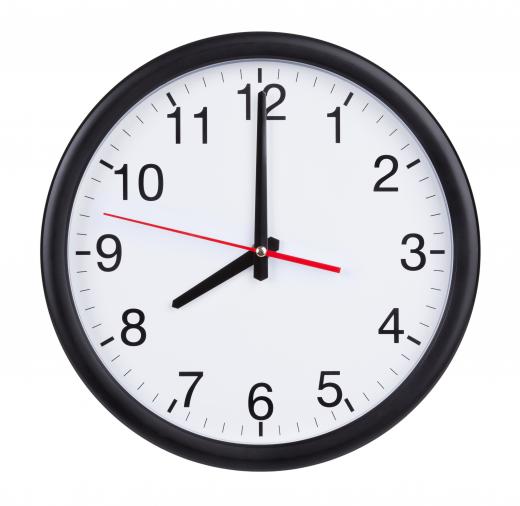 The seconds hand on a clock is in continuous motion.