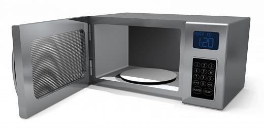 Microwaves heat food with radiant power.