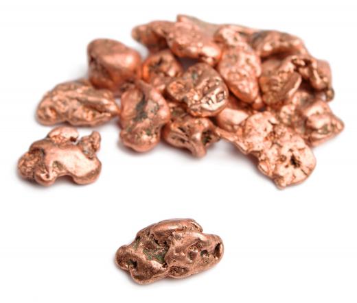 Small nuggets of pure copper.