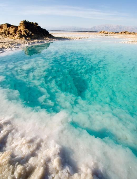 The Dead Sea has an abundance of bromine.