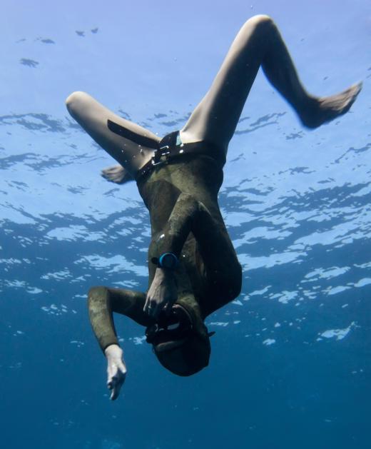 Henry's law is experienced by divers who swim into deep waters.
