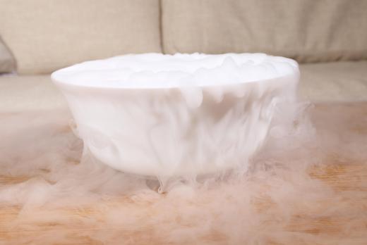 Dry ice does not have a melting point.