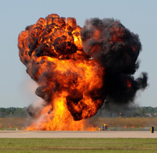 Detonation occurs when pressure is violently released from an object.