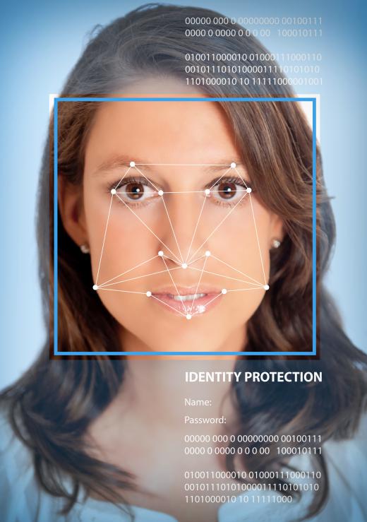 Facial scans provide biometric data.