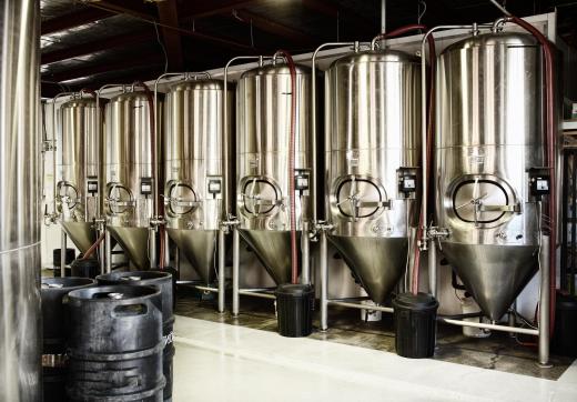 Breweries use anaerobic fermentation to make beer.