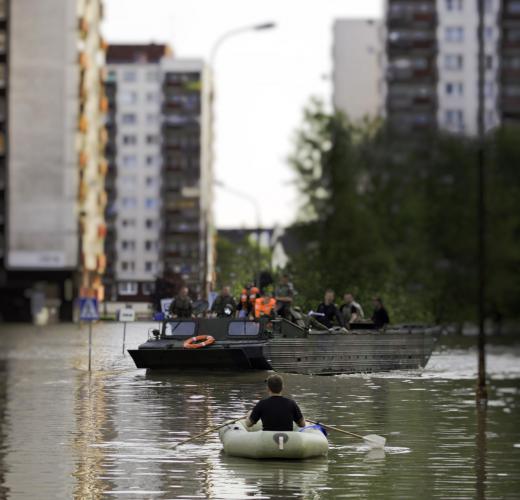 Major flooding is considered a natural disaster.