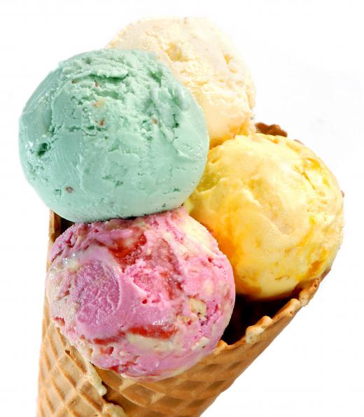 Xanthan gum keeps ice crystals from forming in ice cream.