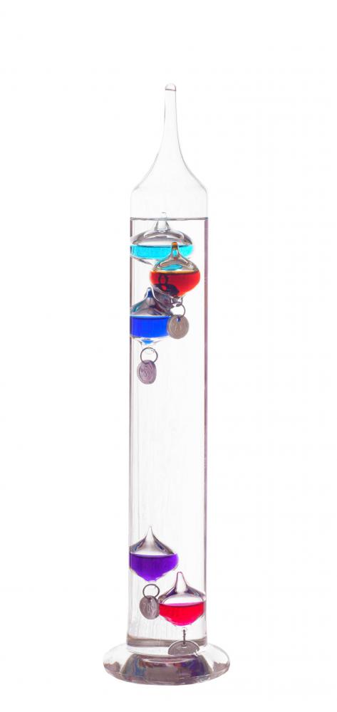 Galileo thermometers are simple,  accurate, and decorative thermometers.