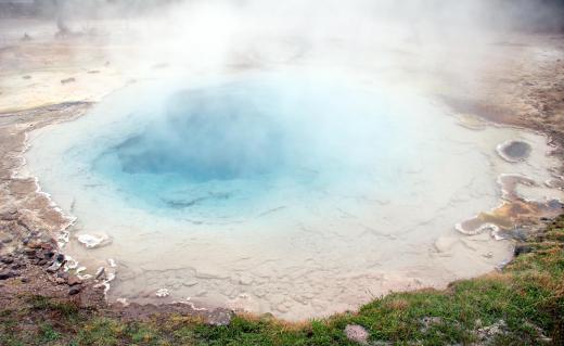 Geysers are a natural source of geothermal energy.