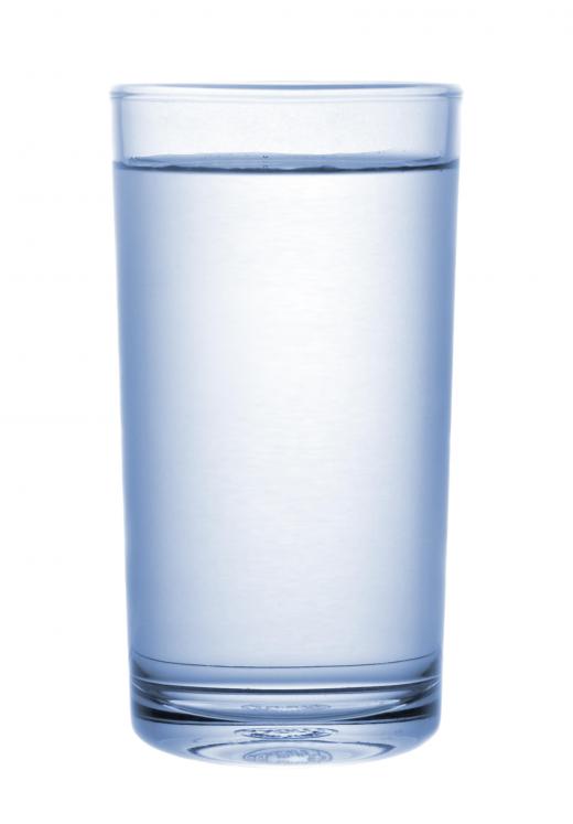 Drinking water is important to prevent dehydration from sweating.