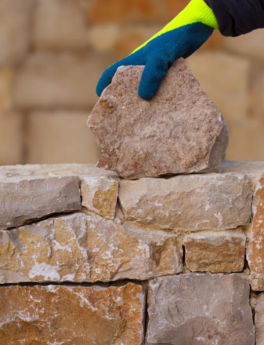 Masonry is the art of building with stone.