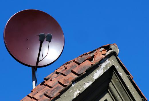 Direct Broadcasts Satellites are used to broadcast TV signals to home-based satellite dishes.
