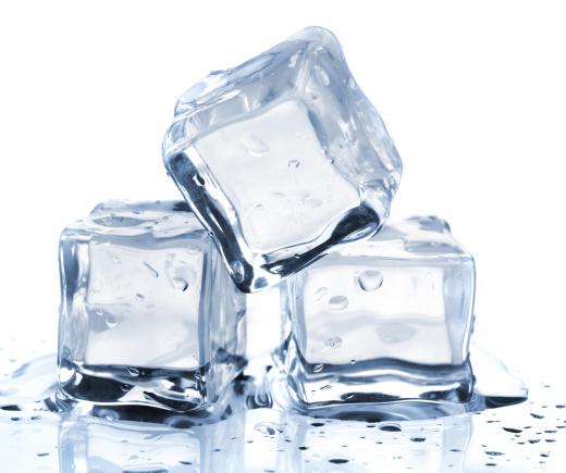 Ice cubes.