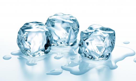 When water freezes and becomes less dense, it floats.
