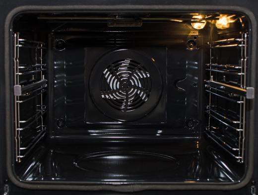 Convection ovens have a fan to distribute heat throughout the oven, contributing to more consistent and faster cooking.