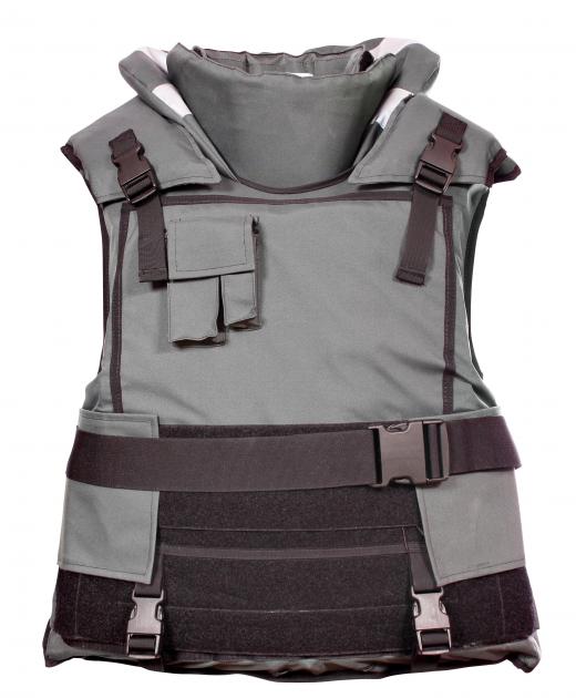 Kevlar® bullet-proof vest.