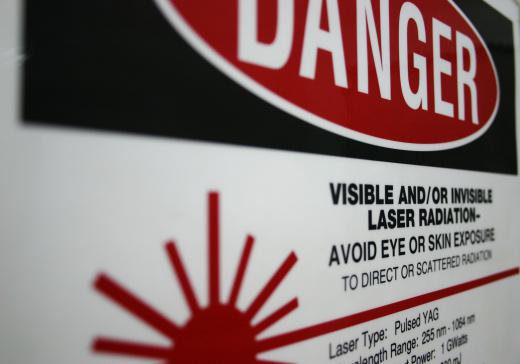 The proper handling of lasers will lessen the chance of an injury.