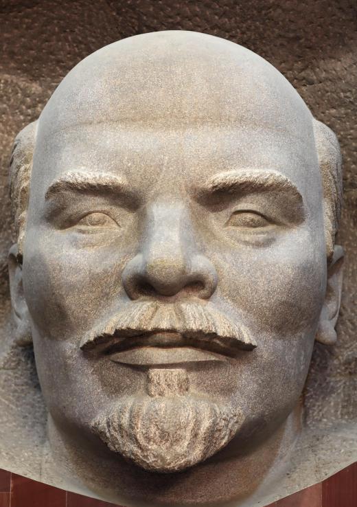 Vladimir Lenin, who launched the communist era in Russia, was embalmed, and his body is on display in Red Square.