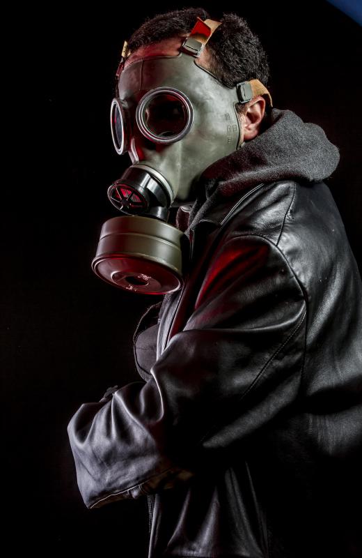 Chlorine gas can be used as a poison and prove harmful to anyone not wearing a gas mask.