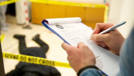 Partial fingerprints are commonly found at crime scenes.