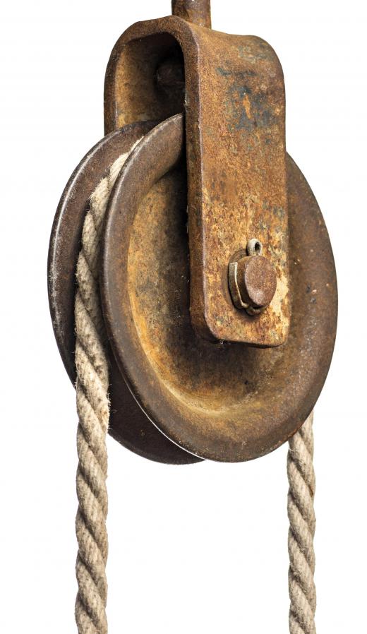 The pulley is one of the six simple machines.