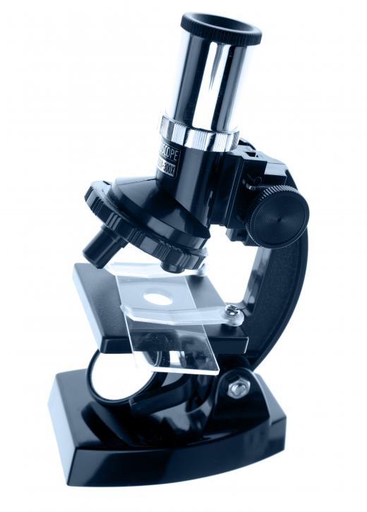 A basic monocular microscope.