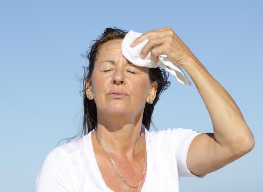 Sweating allows the human body to maintain its normal temperature.