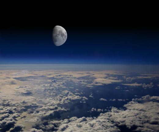 The ozone layer of the Earth's atmosphere contains comparatively high levels of ozone, and helps protect the planet from harmful rays of naturally occurring radiation.