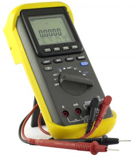 A multimeter, which can be used to measure ohms.