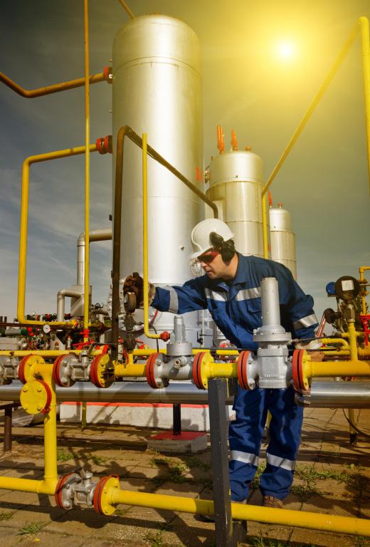 Natural gas plants are made up of an interconnected system of wells and processing chambers that treat and process the gas.