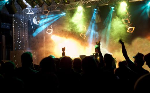 Black lights are often used in nightclubs.