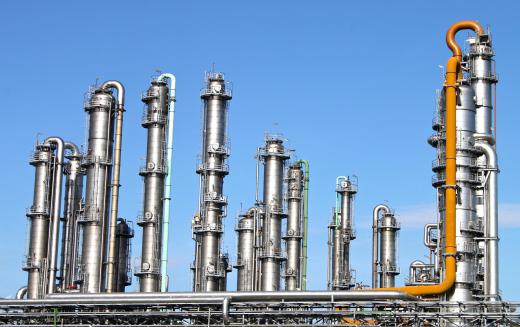Fractional distillation separates gasoline from other oil components.