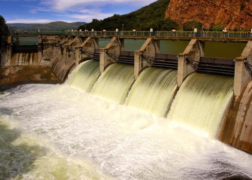 Concrete dams can be built for power generation, water management and flood control.