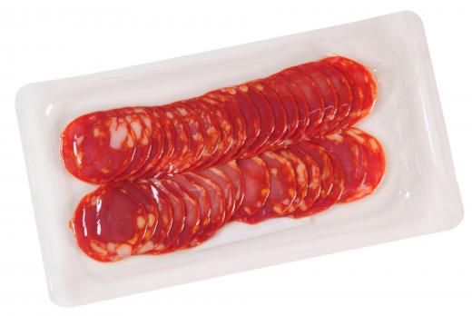 Silica gel may be found inside pepperoni packets.
