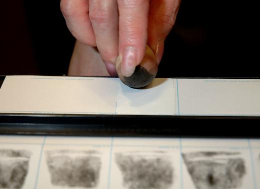 Fingerprinting is a type of biometrics.