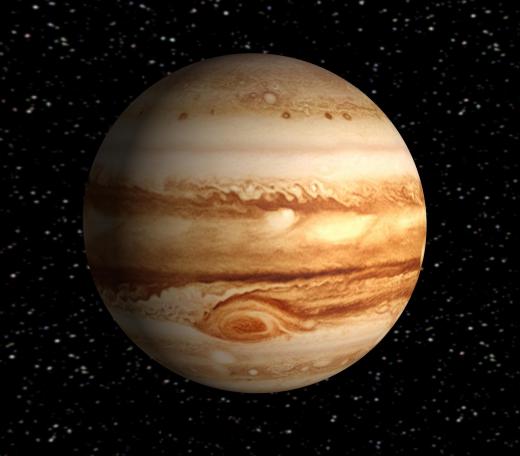Jupiter's core is thought to be around 20-30 kiloKelvin.
