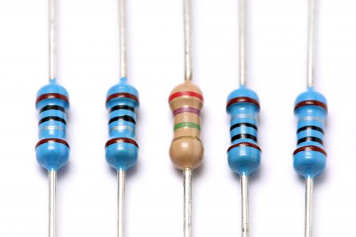 Resistors can be components of a circuit.