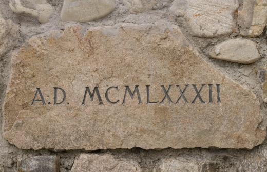 Roman Numerals are a numbering system that uses letters to represent numbers.