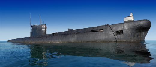 The diesel submarines that were constructed up until the late 1950s usually did not have teardrop shaped hulls because they spent most of their time on the surface.