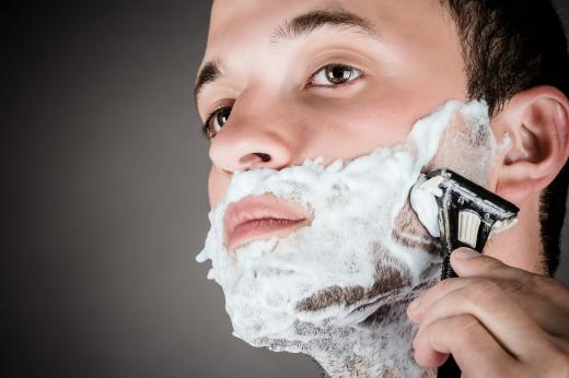 Many types of shaving cream are made with glycerin.