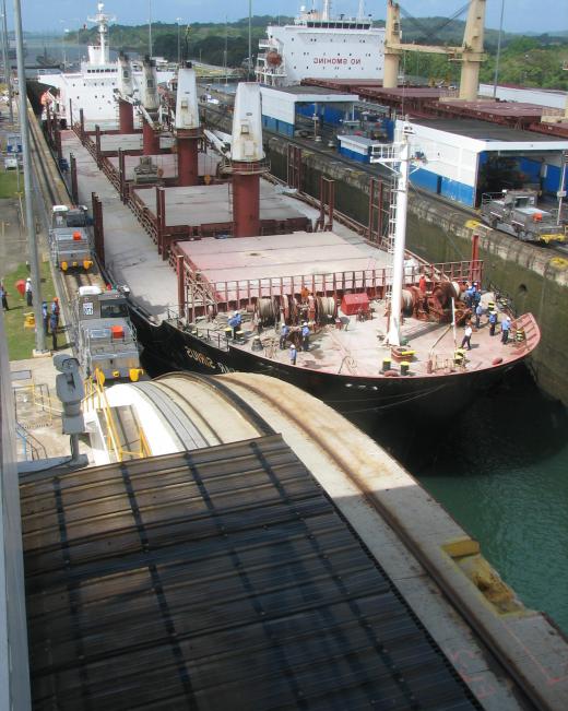 The world's largest ships cannot pass through waterways like the Panama Canal, nor dock at most major ports.