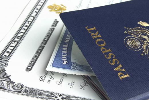 Biometric data can be stored in a passport for quick identification.
